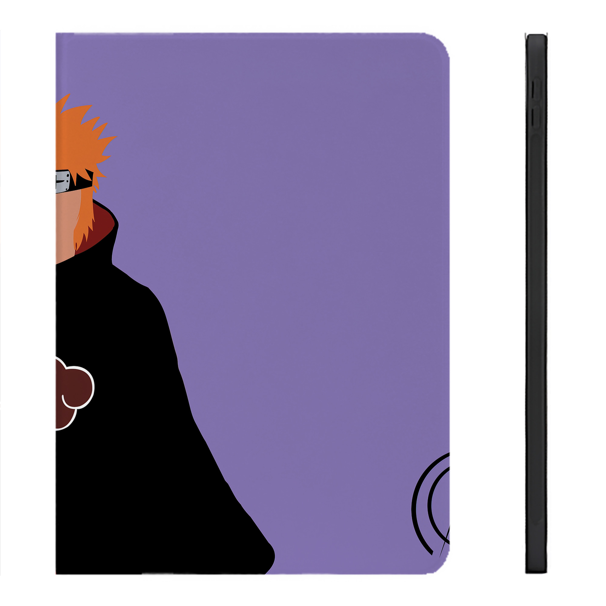 （画像用） NARUTO -ナルト- NARUTO -ナルト- 疾風伝 IPadケース ペンホルダー付き ブックスタイルデザイン